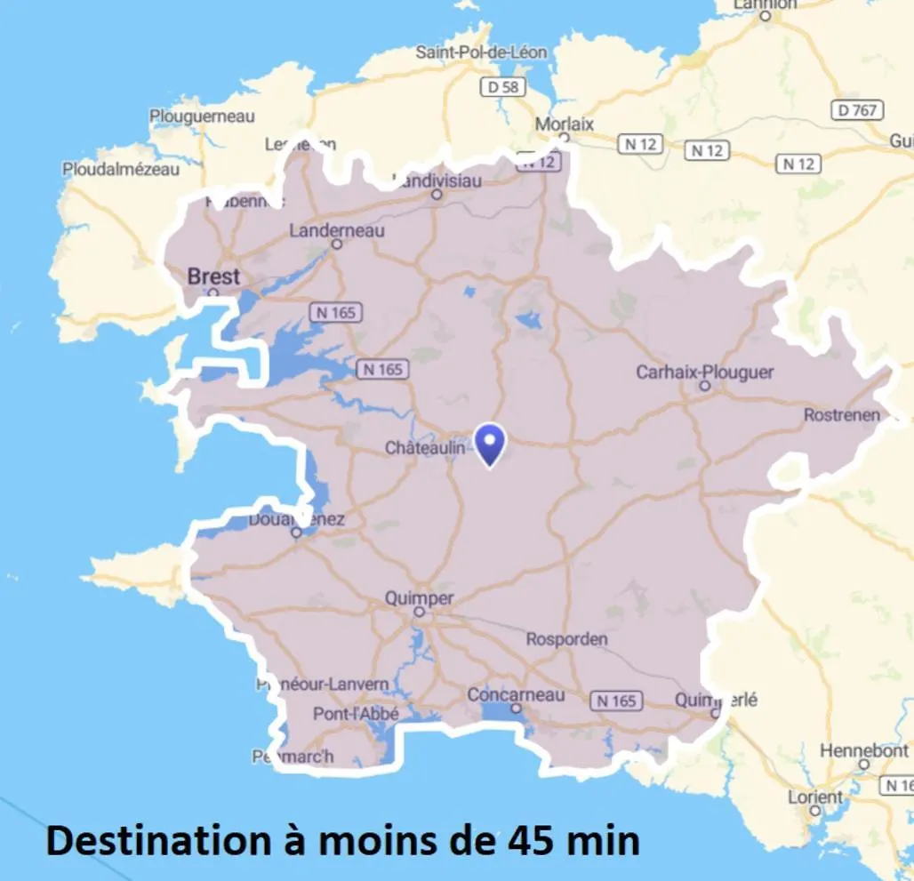 Rent Home F&F Bretagne Jusqu'A 12 Personnes Gouezec Holiday home